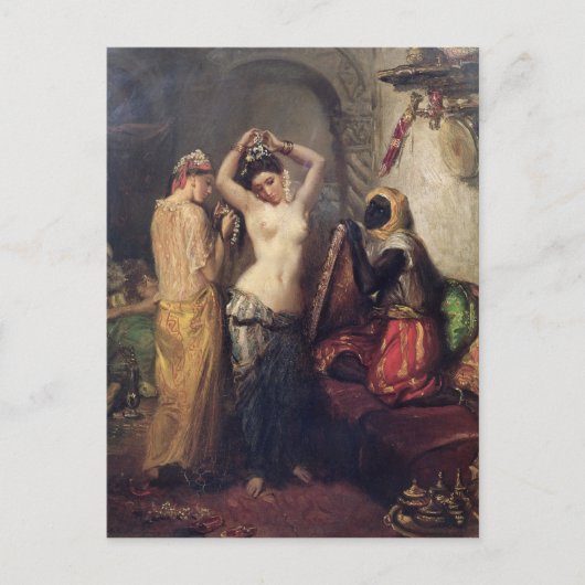 Die Toilette im Seraglio Postkarte (Vorderseite)