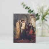 Die Toilette im Seraglio Postkarte (Stehend Vorderseite)