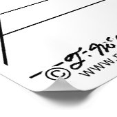 Die Toilette ist von einem Hintern des Klempners b Poster (Ecke)