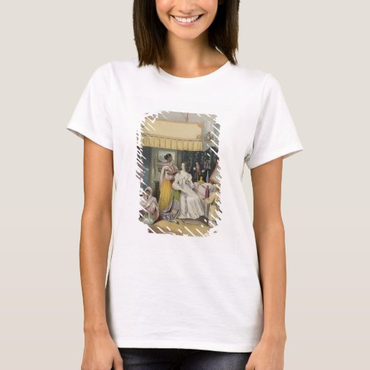 Die Toilette junger Dame, überziehen 2 von T-Shirt (Vorderseite)