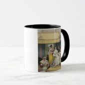 Die Toilette junger Dame, überziehen 2 von Tasse (VorderseiteRechts)