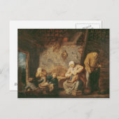 Die Toilette Postkarte (Vorne/Hinten)