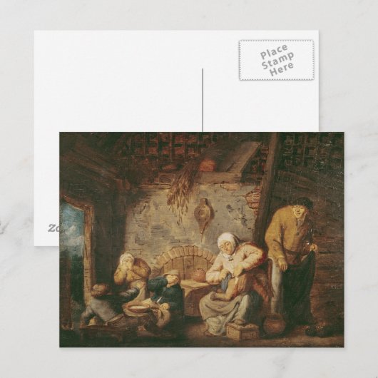 Die Toilette Postkarte (Vorne/Hinten)