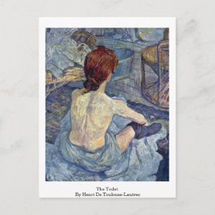 Die Toilette von Henri de Toulouse-Lautrec Postkarte