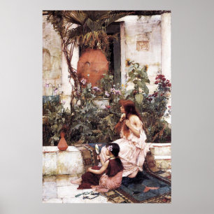 Die Toilette, von John William Waterhouse - 1889 Poster