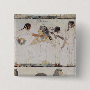 Die Toilette von Noblewomen Button