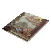 Die Toilette von Venus, 18. Jahrhundert Fliese (Seite)