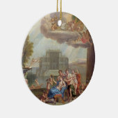 Die Toilette von Venus, 18. Jahrhundert Keramikornament (Rechts)