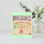 Die tollsten Clowns Postkarte (Stehend Vorderseite)