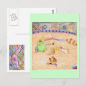 Die tollsten Clowns Postkarte (Vorne/Hinten)