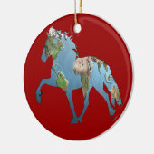 Die Tolonierung der Welt Keramikornament (Links)