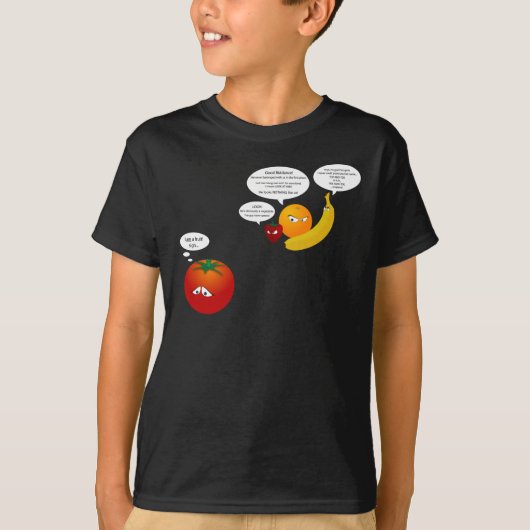 Die Tomate… T-Shirt (Vorderseite)