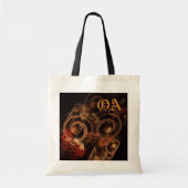 Die Ton-Abstrakt Art Monogram-Tasche Tragetasche (Vorne)