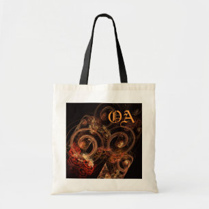 Die Ton-Abstrakt Art Monogram-Tasche Tragetasche