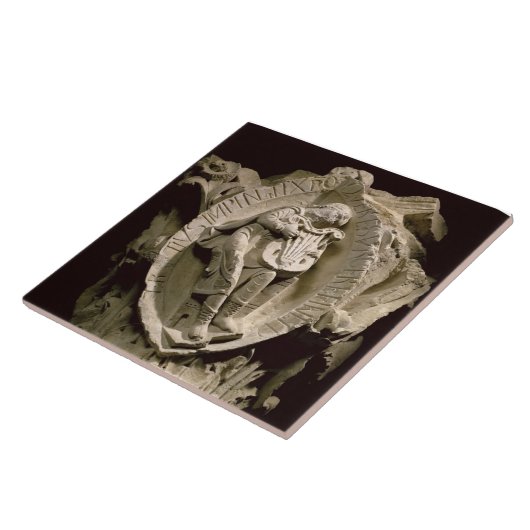 "Die Töne von Musik", Spalten-Hauptstadt vom amb Fliese (Seite)