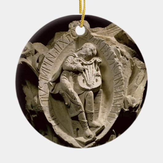 "Die Töne von Musik", Spalten-Hauptstadt vom amb Keramikornament (Vorne)