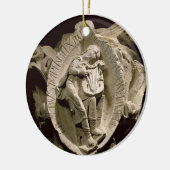 "Die Töne von Musik", Spalten-Hauptstadt vom amb Keramikornament (Links)