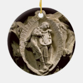 "Die Töne von Musik", Spalten-Hauptstadt vom amb Keramikornament (Hinten)