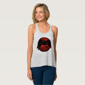 Die Top-Dame der "Raven Tank Top Native Raven Art  (Vorderseite Vollansicht)