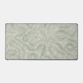 Die Topografie der Linie mit der Natur inspirierte Schreibtischunterlage (Vorderseite)