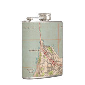 Die topografische Karte des Golden Gate Flachmann (Rechts)