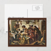 Die Topsy-Turvy World von Steen Jan (beste Qualitä Postkarte (Vorne/Hinten)