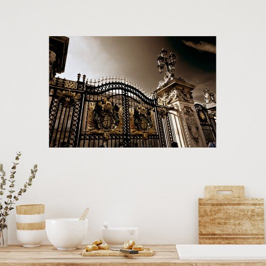 Die Tore des Buckingham Palace Poster (Küche)
