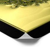 Die Tore des himmelblauen Fraktals Poster (Ecke)