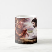 Die Tore des Himmels und die Flammen der Hölle Verwandlungstasse (Mittel)