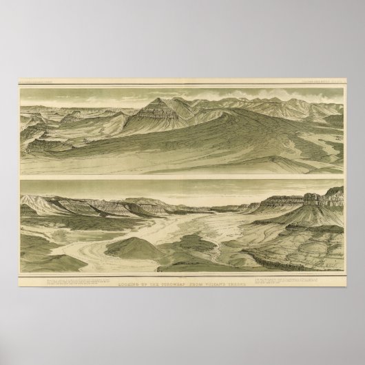 Die Toroweap von Vulkans Throne Poster (Vorne)