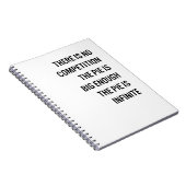 Die Torte ist großes genug Zitat (kundengerechte Notizblock (Rechte Seite)