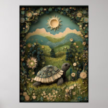 Die Tortoise | Sonnige Sommerwaldkunst