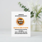 Die Total Solar Eclipse 3/29/2025 USA Einladungspostkarte (Stehend Vorderseite)
