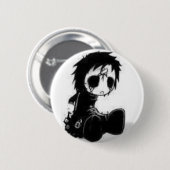 die tote gotische Puppe Button (Vorne & Hinten)