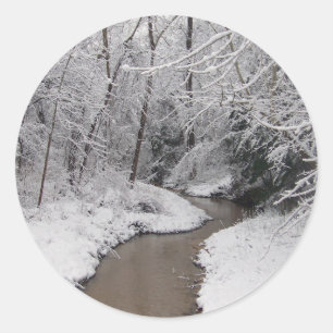 Die Toten des Winters Runder Aufkleber