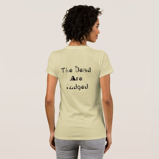 Die Toten werden als T - Shirt beurteilt (Schwarz voll)
