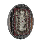 Die Toten werden beurteilt Dartscheibe (Vorderseite Links)