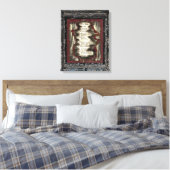 Die Toten werden beurteilt Leinwanddruck (Insitu (Schlafzimmer))