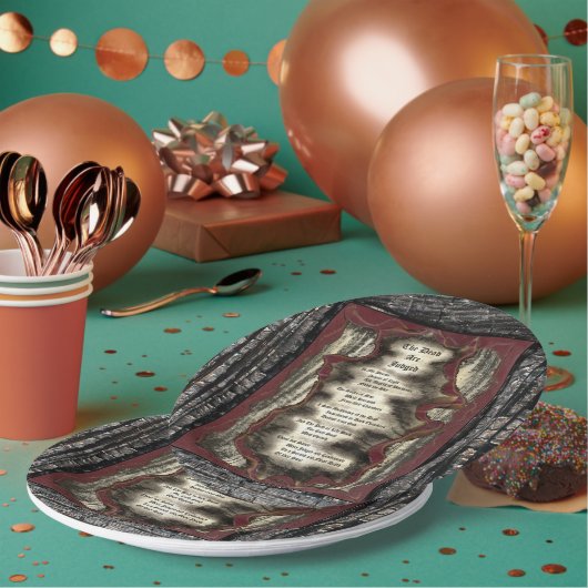 Die Toten werden beurteilt Pappteller (Multi)