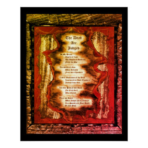 Die Toten werden beurteilt Poster