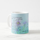 Die Toten werden leben, Isaiah 26:19 Kaffeetasse (Vorderseite Links)