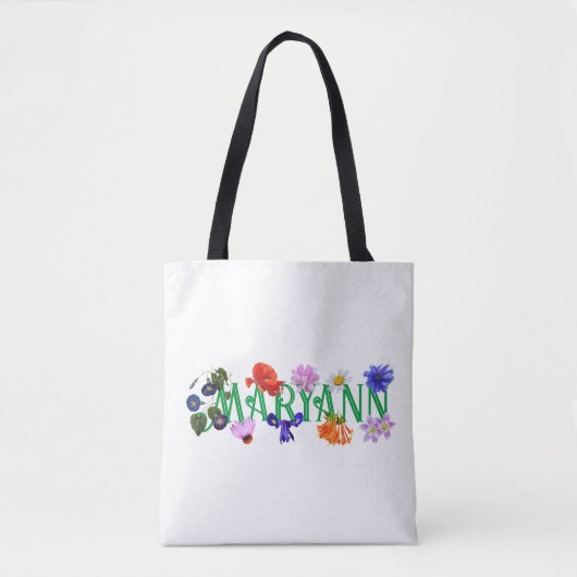 Die Totentasche der Wildblumen der Freundin Tasche (Vorderseite)