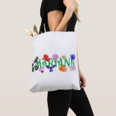 Die Totentasche der Wildblumen der Freundin Tasche (Von Nahem)