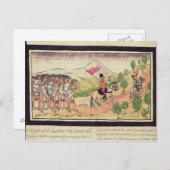 Die totonakischen Amerikanische Ureinwohner helfen Postkarte (Vorne/Hinten)