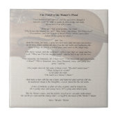 Die Touch der Hand des Meisters Fliese (Vorderseite)