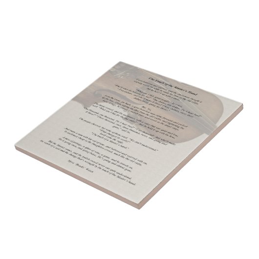 Die Touch der Hand des Meisters Fliese (Seite)