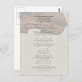 Die Touch der Hand des Meisters Postkarte (Vorne/Hinten)