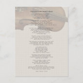 Die Touch der Hand des Meisters Postkarte (Vorderseite)