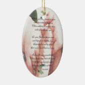 Die Touch eines Enkelkindes Keramikornament (Rechts)