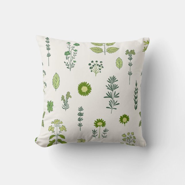 Die Touch Grüne Kissen Kissen (Vorderseite)